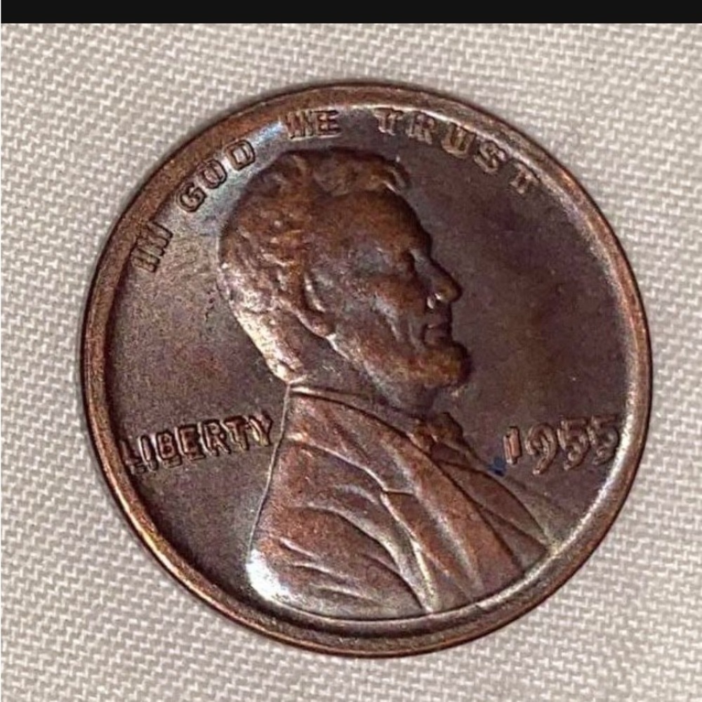 1955 Double Die Penny - in good shape-